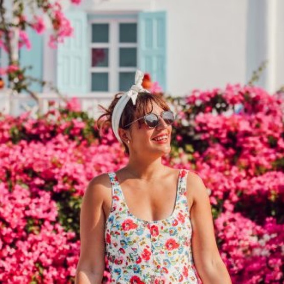 YSÉ flower swimsuit, size 4 - Picture 16 of 16